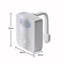 Intelligent 16-color Bathroom Toilet Night Light Human Motion Sensor Light R1R0