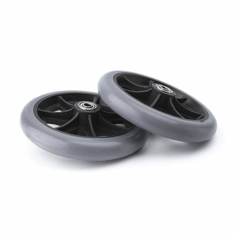 2pcs 6" Wheelchair Casters Small Cart Rollers Chair Wheels Accessories New