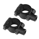 2pcs Universal Motorcycle Handlebar Mirror Mounts M10x22mm Aluminum Clamps