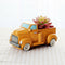 Retro Truck Cars Small Potted Plant Desktop Truck Cars Ceramics Flower Pots I6J2