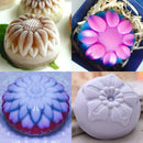 6-Cavity Flower Shaped Silicone DIY Handmade Soap Cake Craft Mould Newest Useful