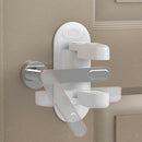 2pcs Childproof Door Lever Locks Toddler Life Saver with Self Adhesive Backing