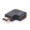 1080P left angle 90 degree male To female HDMI HDTV adapter converter connectolj