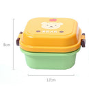 Kids Cute Portable Cartoon Lunch Box Food Fruit Container Storage Box Picni V4I1