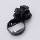 1 PCS Black Embedded Zipper Box Hatch Latch Handle New Round Head Lock