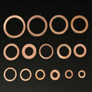 Solid Copper Washers Sump Plug Engine Washer Set M5-M22 150pcs A Box