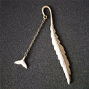 Luminous Night Whale tail Bookmark Label Read Maker Book Mark StationeryCopper F
