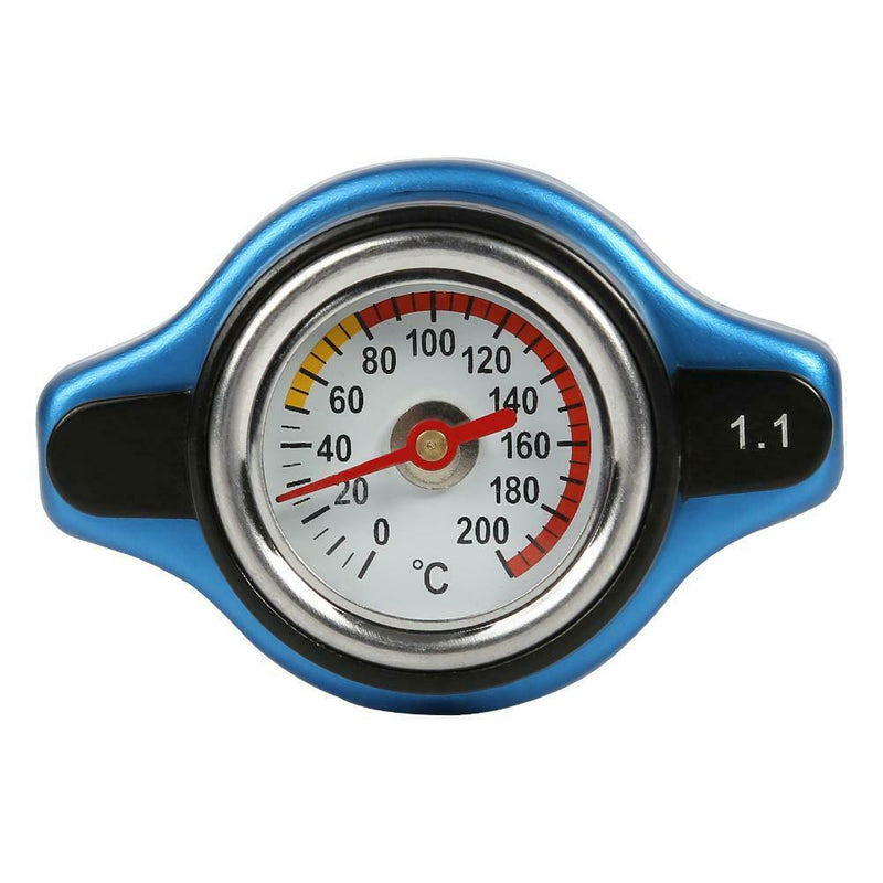 1.1Bar Big Head Thermostatic Radiator Cap Pressure Rating w/ Temperature Gauge