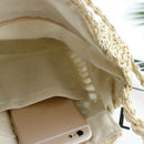 Handmade Women Summer Straw Beach Bag Tote Shoulder Basket Shopping Handbag