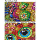 5D DIY Special Shaped Diamond Painting Colored Bird Cross Stitch Embroidery