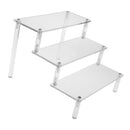 3 Ladder Tabletop Riser Display Protection Removable Rack Stand Organizer