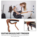 Wood Grain Metal Guitar Capo  Quick Change Tuning Clamp Musical Instrument Parts