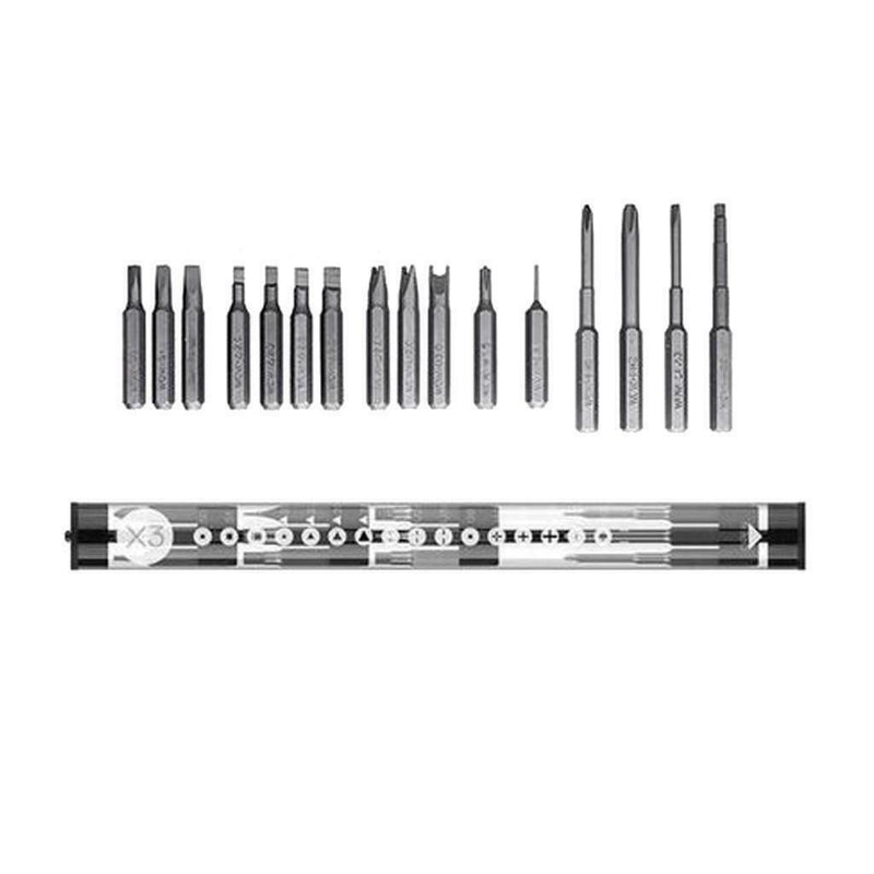 3pcs Wowstick X1 X2 X3 Multifunction 1/8inch S2 Steel Screwdriver Screw Bits
