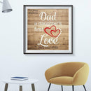 5D DIY Full Drill Diamond Painting Letter Embroidery Kit Bedroom Wall Decor