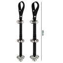 2X Adjustable Dog Training Potty Open Door Bell Rope Pet Dog Puppy Training Rope