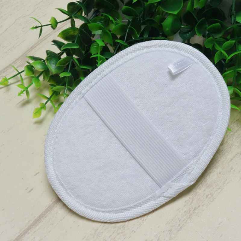 6 Packs Exfoliating Loofah Pads,100% Natural Loofah Sponge Scrubber Brush C P1B5