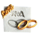 Love Letter Ring Shape Fondant Silicone Mold Chocolate Mold Cake Decor Tool. BX