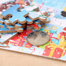 Christmas DIY Puzzle Kids Kindergarten Jigsaw Educational Toys (Snowfield)