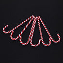 6pcs Candy Crutches Christmas Tree Decor Hanging Ornaments Pendants