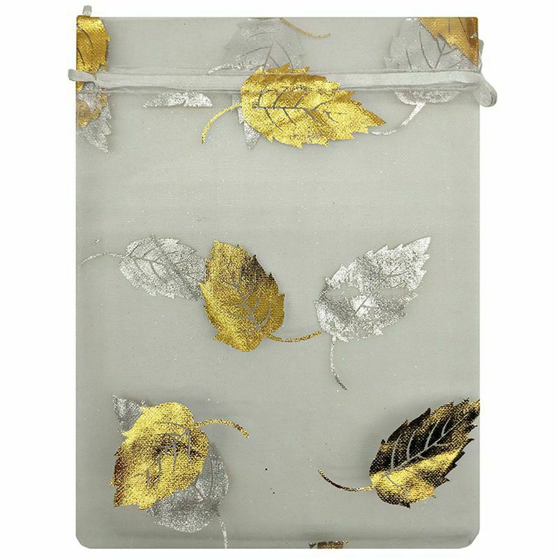100pcs Sheer Organza Favor Bags 13x18cm For Wedding Bags Samples Display Dr W8B6