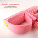 Rally Fitness Sit-Up Pedal Pull Rope Four Tube Puller Training Band (Pink)