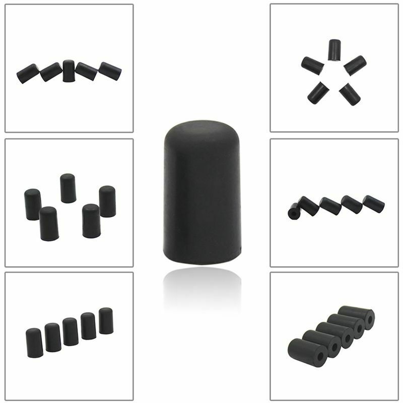 5 Pcs Cello Endpin Tip Protector Rubber Cello tail pin case Tip Cap Protect