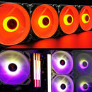 4Pin CPU Cooler Computer Accessories Addressable RGB PWM Cooling Fan for PC Case