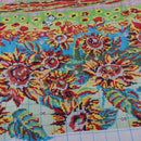 Cross Stitch Stamped Kit Pre-Printed Pattern Sunflower, 11ct Aida Fabric Size 36