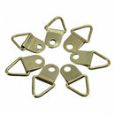10*Screw D-Ring Painting Picture Frame Wall Mirror Hanging Hanger Triangle G1N3