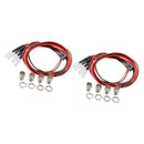 Headlights For 1/5 1/8 1/10 1/12 1/16 RC Car Truck 8 LED Light Kit DIY Accs