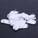 white portable plastic key fob key tag ID labels 20 pieces F1O3