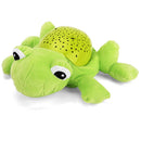 Baby Sleep LED Lighting Stuffed Frog Animal Night Lamp Plush Projector Gift