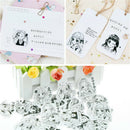 45pcs/box Little Sister Paper Label Stickers DIY Scrapbooking Album Stickers-OZ