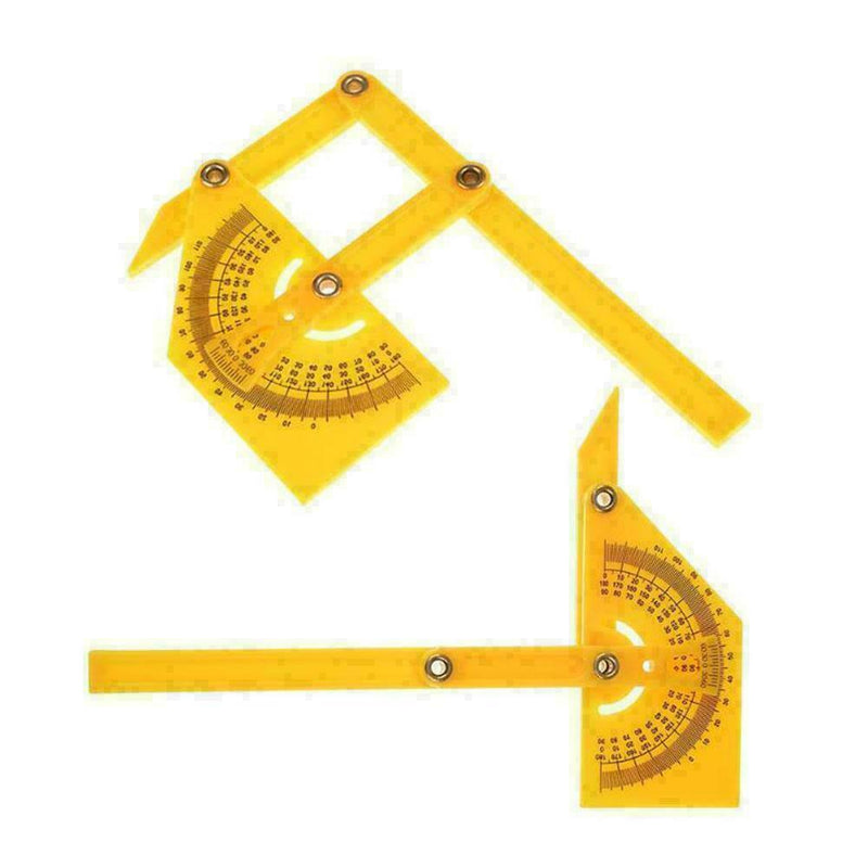 Goniometer Angle Finder Miter Gauge Arm Measure Ruler Plastic Protractor Ne X6T8