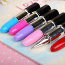 10pcs Novelty Lipstick shape Ball Point Ballpoint Pen Stationery Wr Deko Of A8K7