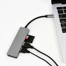 USB-C Hub 5-Port with 2xUSB3.0, 1xHDMI(4k), 1xSD Card Slot, 1xTF Card Slot