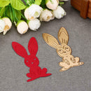 Rabbit Cutting Dies Stencils Scrapbook Embossing DIY Craft Album Card Gift