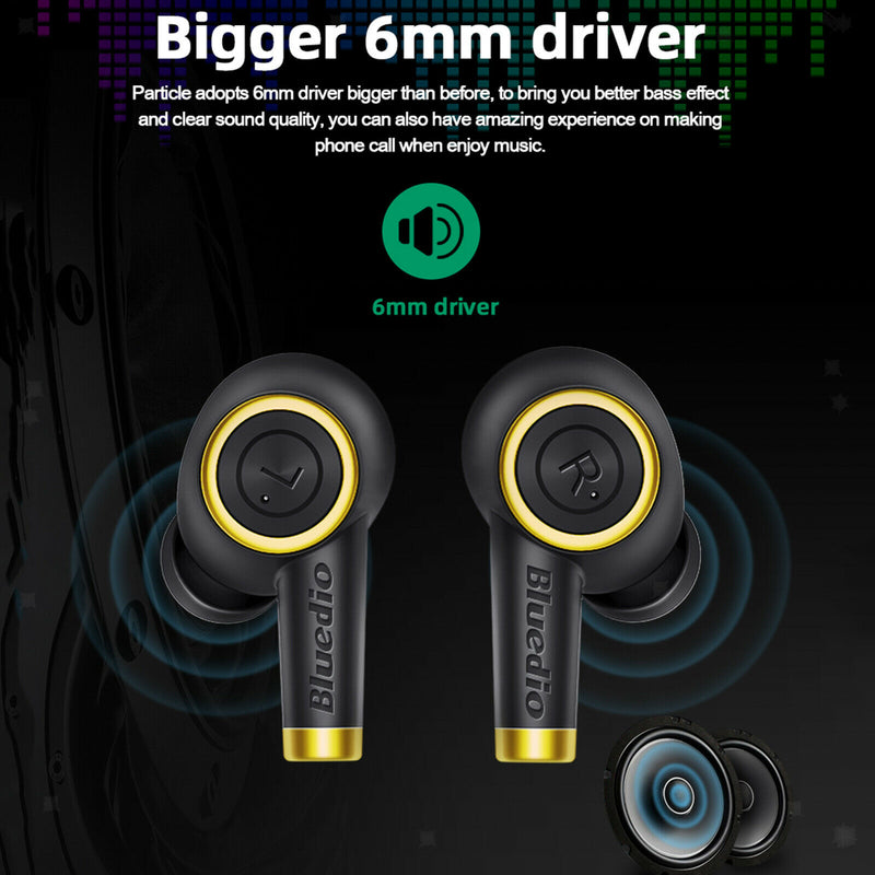 Bluetooth 5.0 Headset TWS Wireless Earphones w/ Charging Case for Gym Running