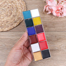 12 Colors Face Body Paint Oil Painting Art Make Up Tool Set Halloween Party K3C