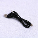 2X USB2.0 Mini B Male to A Male+ 3.5mm Audio Adapter AUX Charger Y Cable Blac Ew