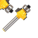 4pcs Bit Round Over Bead Edge Forming Router Bit Set - 1/4" Shank