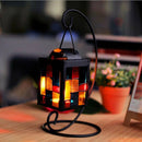Classical Candlestick Retro Iron Moroccan Style Christmas Candlestick Lamp  J5B5