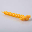 10pcs Ultralight Outdoor Camping Tent Pegs Stakes Nylon Spiral Nails Yellow
