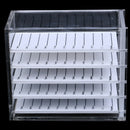 False Eyelashes Storage Box 5 Layers Acrylic Pallet Lash Holder Display StaS Bj