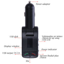 Bluetooth FM Radio Transmitter Handsfree Car Kit LED MP3 with USB Charging