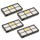 12Pcs High quility HEPA brush Filter Replacement for iRobot Roomba 800 900