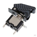 5 Pieces Carbon Fiber Cover Car Truck Red LED Rocker Toggle Switch On/OFF 12V