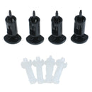 4 pack CPU fans cooler plastic mounting clip for Intel 775 JR