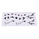 10 Sheets Flying Birds Temporary Tattoo Stickers Waterproof Body Art Decor