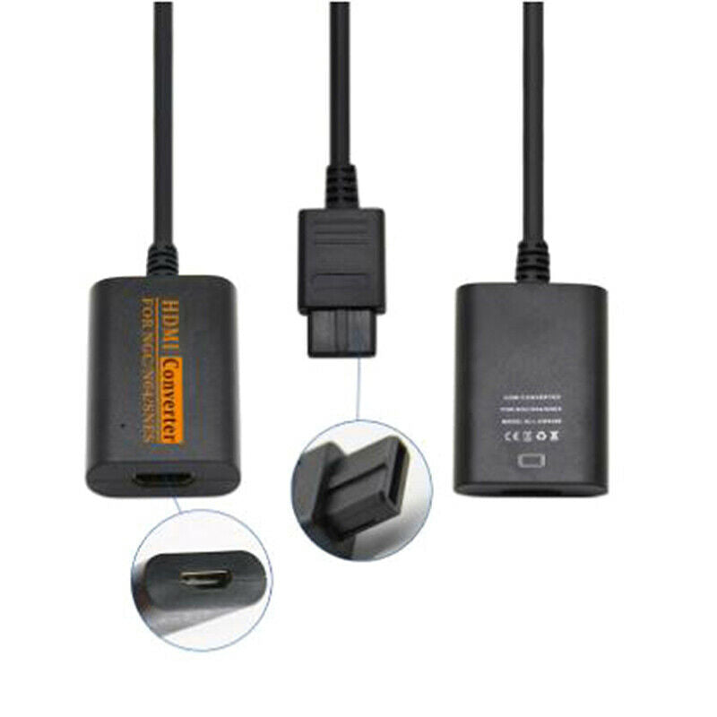 HDMI Converter To HDTV Video Cable Splitter Game Conversion For N64 SNES  Hn